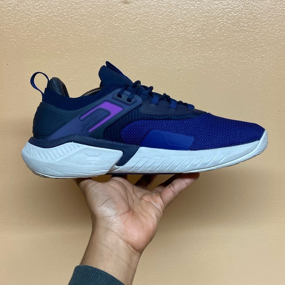 Under Armour Project Rock Disrupt “Bauhaus Blue” Size 12 - Picture 7 of 16